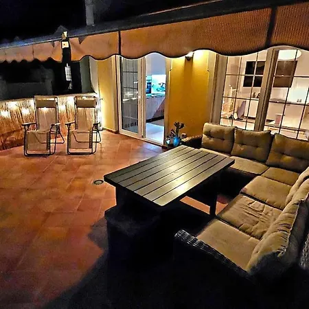 Sea View Duplex Private Jacuzzi, Garden, Terras And Shared Pool * Эль-Пальмар